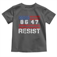 8647 Resist Toddler T Shirt Retro Social Justice American Flag - Wonder Print Shop