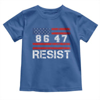8647 Resist Toddler T Shirt Retro Social Justice American Flag - Wonder Print Shop