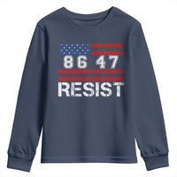 8647 Resist Youth Sweatshirt Retro Social Justice American Flag - Wonder Print Shop