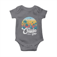 On Cruise Time Baby Onesie Retro Summer Vacation Cruising - Wonder Print Shop