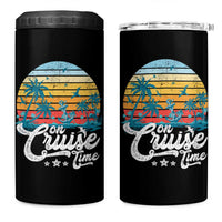 On Cruise Time 4 in 1 Can Cooler Tumbler Retro Summer Vacation Cruising - Wonder Print Shop
