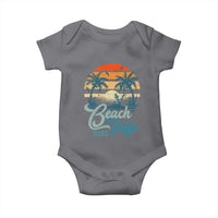 Beach Trip 2025 Baby Onesie Summer Vacation Vintage 70's Retro TS10