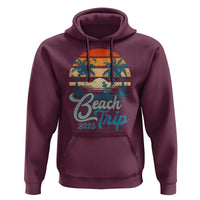 Beach Trip 2025 Hoodie Summer Vacation Vintage 70's Retro TS10