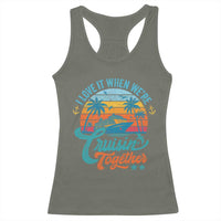Cruising Matching Racerback Tank Top I Love It Cruisin Together Cruise Squad - Wonder Print Shop