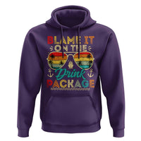 Funny Cruise Hoodie Blame it on The Cruise Package Cruising Matching - Wonder Print Shop