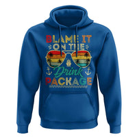 Funny Cruise Hoodie Blame it on The Cruise Package Cruising Matching - Wonder Print Shop