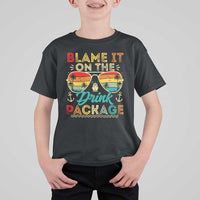 Funny Cruise T Shirt For Kid Blame it on The Cruise Package Cruising Matching - Wonder Print Shop