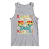 Funny Cruise Tank Top Blame it on The Cruise Package Cruising Matching - Wonder Print Shop