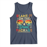 Funny Cruise Tank Top Blame it on The Cruise Package Cruising Matching - Wonder Print Shop