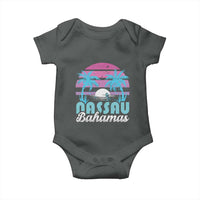 Vintage Nassau Baby Onesie Tropical Island Palm Trees Beach Bahamas Vacation - Wonder Print Shop