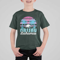 Vintage Nassau T Shirt For Kid Tropical Island Palm Trees Beach Bahamas Vacation - Wonder Print Shop