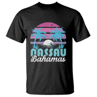 Vintage Nassau T Shirt Tropical Island Palm Trees Beach Bahamas Vacation - Wonder Print Shop