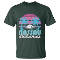 Vintage Nassau T Shirt Tropical Island Palm Trees Beach Bahamas Vacation - Wonder Print Shop