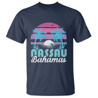 Vintage Nassau T Shirt Tropical Island Palm Trees Beach Bahamas Vacation - Wonder Print Shop