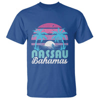 Vintage Nassau T Shirt Tropical Island Palm Trees Beach Bahamas Vacation - Wonder Print Shop