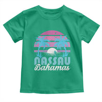 Vintage Nassau Toddler T Shirt Tropical Island Palm Trees Beach Bahamas Vacation - Wonder Print Shop