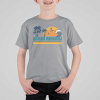 Vintage Nassau T Shirt For Kid Bahamas Vacation Beach Summer Retro Sunset - Wonder Print Shop