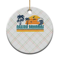 Vintage Nassau Ceramic Ornament Bahamas Vacation Beach Summer Retro Sunset - Wonder Print Shop