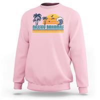 Vintage Nassau Sweatshirt Bahamas Vacation Beach Summer Retro Sunset - Wonder Print Shop