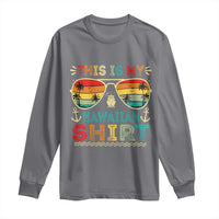 This Is My Hawaiian Long Sleeve Shirt Tropical Luau Costume Party Hawaii - Wonder Print Shop
