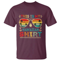 This Is My Hawaiian T Shirt Tropical Luau Costume Party Hawaii - Wonder Print Shop