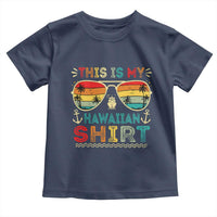 This Is My Hawaiian Toddler T Shirt Tropical Luau Costume Party Hawaii - Wonder Print Shop