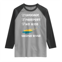 Bahamas Vacation Raglan Shirt Funny Tropical Island Summer Travel - Wonder Print Shop