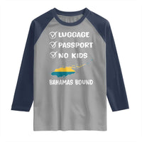 Bahamas Vacation Raglan Shirt Funny Tropical Island Summer Travel - Wonder Print Shop