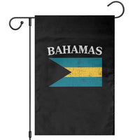Bahamas Flag Garden Flag Retro Vintage Bahamian Gifts - Wonder Print Shop
