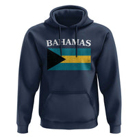 Bahamas Flag Hoodie Retro Vintage Bahamian Gifts - Wonder Print Shop