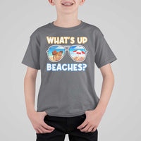 Bahamas Swimming Pigs T Shirt For Kid Pig Swim Caribbean Beach Summer Vacation - Wonder Print Shop