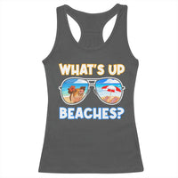 Bahamas Swimming Pigs Racerback Tank Top Pig Swim Caribbean Beach Summer Vacation - Wonder Print Shop