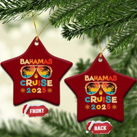 Bahamas Cruise Ceramic Ornament Cruisin Together Matching Family Cruise 2025 - Wonder Print Shop