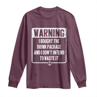 Funny Cruise Long Sleeve Shirt I Bought The Drink Package - Wonder Print Shop