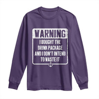 Funny Cruise Long Sleeve Shirt I Bought The Drink Package - Wonder Print Shop