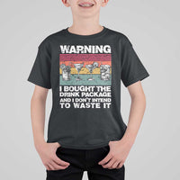 Funny Cruise T Shirt For Kid Warning I Bought The Drink Package Retro Vintage - Wonder Print Shop
