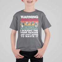 Funny Cruise T Shirt For Kid Warning I Bought The Drink Package Retro Vintage - Wonder Print Shop