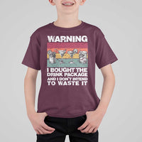Funny Cruise T Shirt For Kid Warning I Bought The Drink Package Retro Vintage - Wonder Print Shop