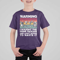 Funny Cruise T Shirt For Kid Warning I Bought The Drink Package Retro Vintage - Wonder Print Shop