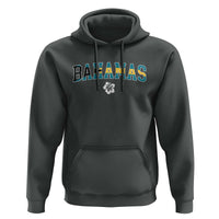 Bahamas Flag Hoodie Caribbean Hibiscus Flower Beach Summer Vacation - Wonder Print Shop