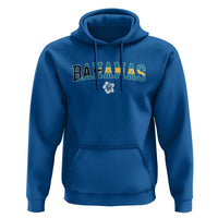 Bahamas Flag Hoodie Caribbean Hibiscus Flower Beach Summer Vacation - Wonder Print Shop