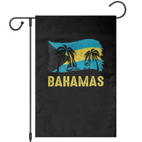 Bahamas Flag Garden Flag Tropical Island Palm Trees Bahamian Gifts - Wonder Print Shop