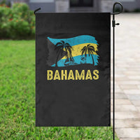 Bahamas Flag Garden Flag Tropical Island Palm Trees Bahamian Gifts - Wonder Print Shop