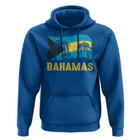 Bahamas Flag Hoodie Tropical Island Palm Trees Bahamian Gifts - Wonder Print Shop