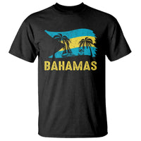 Bahamas Flag T Shirt Tropical Island Palm Trees Bahamian Gifts - Wonder Print Shop
