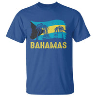 Bahamas Flag T Shirt Tropical Island Palm Trees Bahamian Gifts - Wonder Print Shop