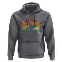Vintage Bigfoot Surfing Hoodie Sasquatch Beach Vacation Retro Surf Sun Shaka - Wonder Print Shop