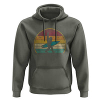 Vintage Bigfoot Surfing Hoodie Sasquatch Beach Vacation Retro Surf Sun Shaka - Wonder Print Shop