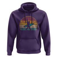 Vintage Bigfoot Surfing Hoodie Sasquatch Beach Vacation Retro Surf Sun Shaka - Wonder Print Shop
