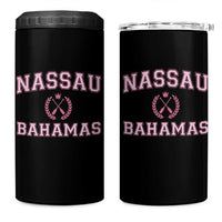 Nassau Souvenir 4 in 1 Can Cooler Tumbler Bahamas Rowing Summer Vacation Girls Trip - Wonder Print Shop